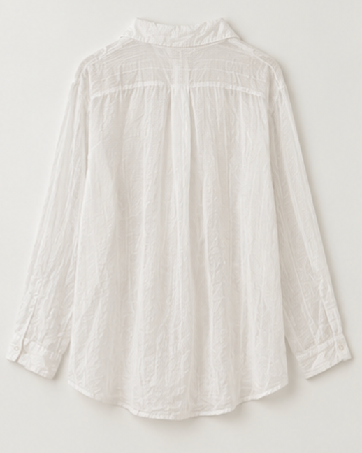 Airy white Tunic Blouse – Size M