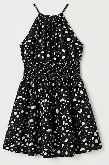 Black Midi Dress – Size L
