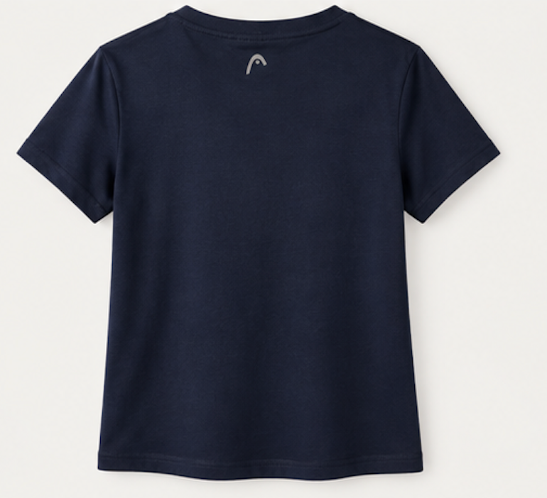 Navy blue Graphic Tee, HEAD – Size M