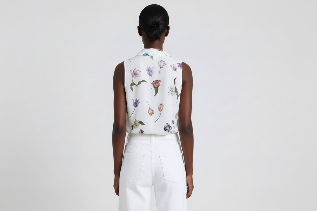 AI-generated model image (back) — FREJA