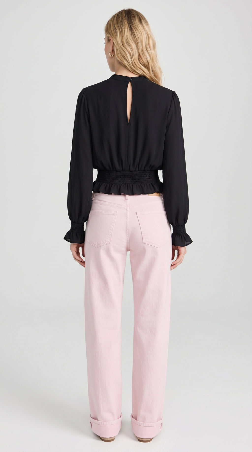 AI-generated model image (back) — ASTA
