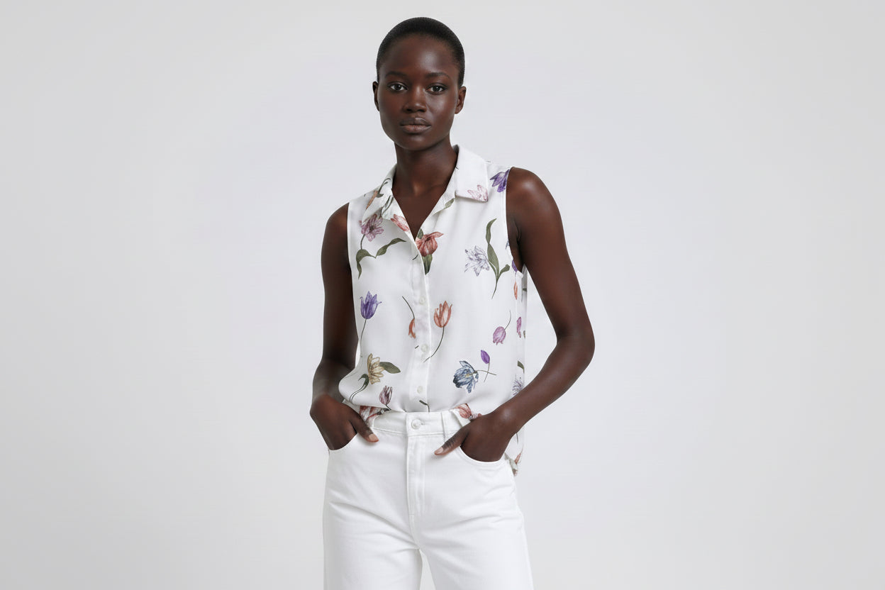 AI-generated model image (front) — FREJA